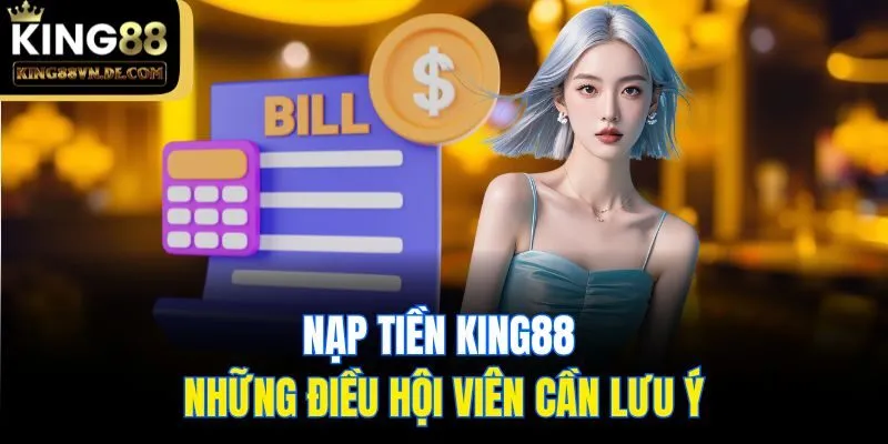 Hướng Dẫn 3 Cách Nạp Tiền King88 Dễ Thực Hiện Nhất 2025 6 Nạp tiền King88 & Những điều hội viên cần lưu ý